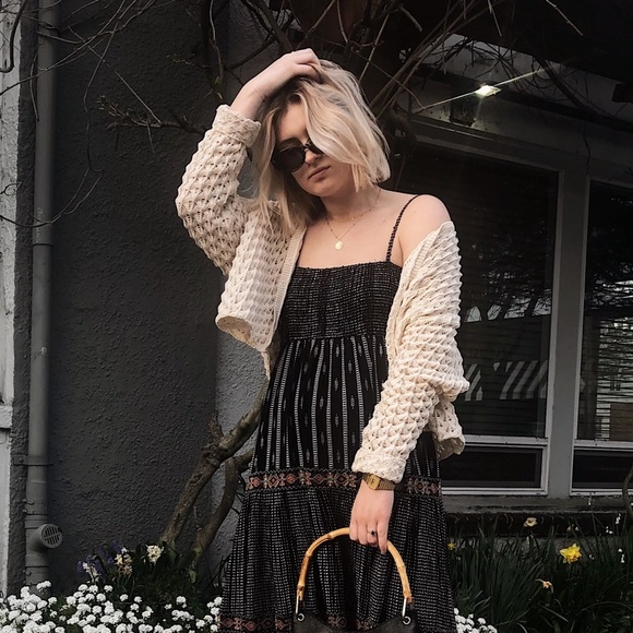 Zara Knit Cropped Cardigan Cream/Beige - Picture 9 of 9